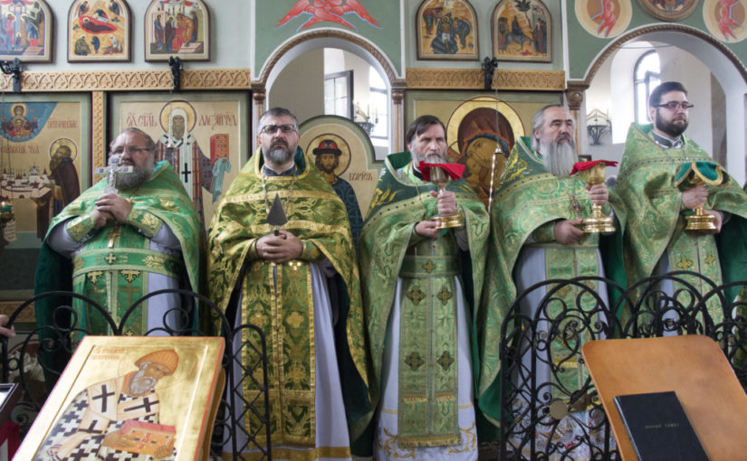 Престольный праздник храма Сергия Радонежского