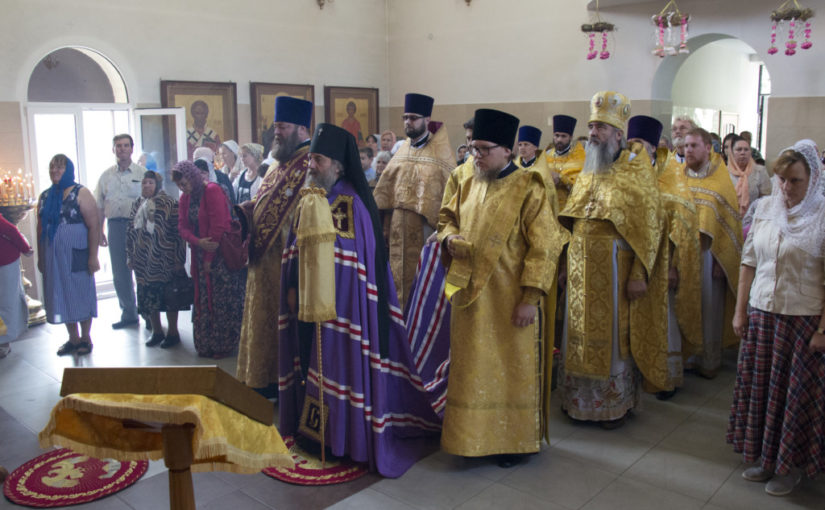 Престольный праздник храма пророка Илии, п.Взморье
